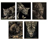 Тетрадь А5 96л. Скрепка. Клетка. В мире дикой природы