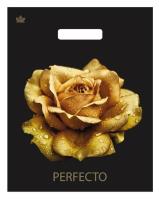 Пакет с вырубной ручкой, 37х30см, "Перфекто Роза", 90мкм, ШК8467
