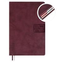 Ежедневник датированный 2026 А5, Думай как миллиардер бордовый, 176 л., арт. 70241