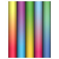 Упаковочная бумага глянц. 70*100см, MESHU "Bright gradient", 80г/м2, ассорти 5 дизайнов