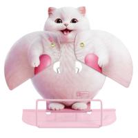 Подставка для книг из металла Котенок с сердечком, арт. 69394