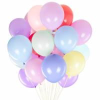Самсон Шары воздушные 30 см, 30 штук, "МАКАРУНС", ассорти, BRAUBERG KIDS, 591886