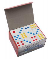 Ластик фигурный Игральный кубик, цвет белый, 24 штуки