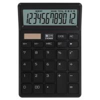 Калькулятор настольный BRAUBERG (153х103 мм), 12 разрядов, двойное питание, цвет черный,2729