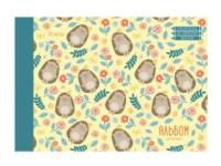 Альбом для рисования 20л. Склейка. Ежики в цветах