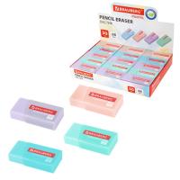 Ластик BRAUBERG, 50х24х10 мм, прямоугольный, картонный держатель, ЭКО ПВХ, 272729