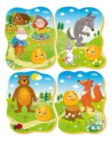 Купить Мягкий пазл "Колобок" в БУКВАЕШКА