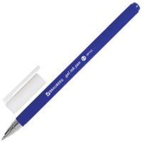 Самсон Ручка гелевая BRAUBERG "Matt Gel", СИНЯЯ, корпус soft-touch, узел 0,5 мм, линия 0,35 мм, 142