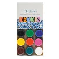 Краски акриловые 09 цв., Decola, глянцевые, 20мл, картон 2941115