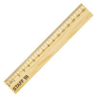 Самсон Линейка деревянная 15 см, STАFF, канадская сосна, 210797