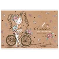 Альбом для рисования 40л клей А4 Покатаемся 10980-EAC глиттер 120г