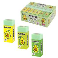 Ластик FUNSTER, 50х21х16 мм, прямоугольный, картонный держатель, 272723