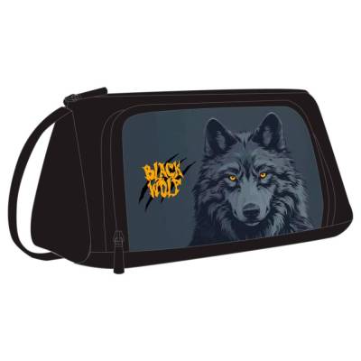 КанцРЦ Пенал мягкий Forst "Wolf" , 1 отделение, 1 карман, 210*115*85 , полиэстер, откидная планка,