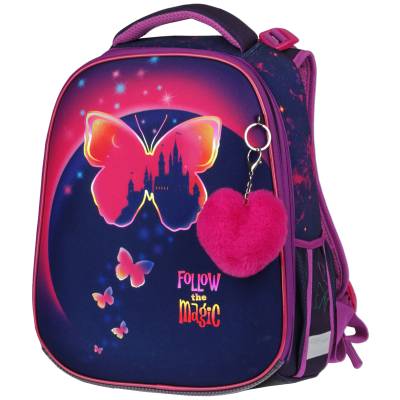 Ранец Berlingo Expert Max "Magic butterfly" 37*28*16см, 2 отделения, анатомическая спинка, д