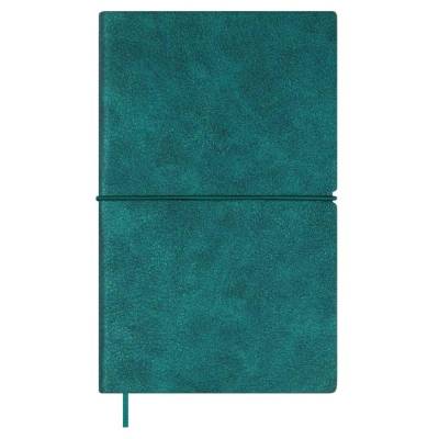 Еженедельник недатированный А6+, Наппа металлик зеленый, 120 л., арт. 70762
