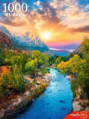Купить ПАЗЛЫ 1000 элементов. РЕЧНОЙ ПЕЙЗАЖ (арт.ШТП1000-8284) в БУКВАЕШКА