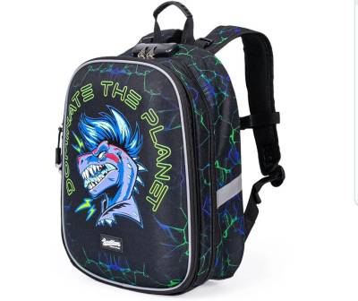 КанцАкадем Ранец с кодовым замком Seventeen Дино панк 39 x 28 x 15 см. SKJB-UT9-866L
