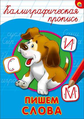 Каллиграфическая пропись А4. Пишем слова