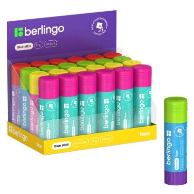 Клей-карандаш Berlingo "Raze", 15г, ПВП