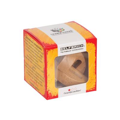 Купить Игра-головоломка деревянная DELFBRICK DLS-04 "Сфера", 6 элементов в БУКВАЕШКА