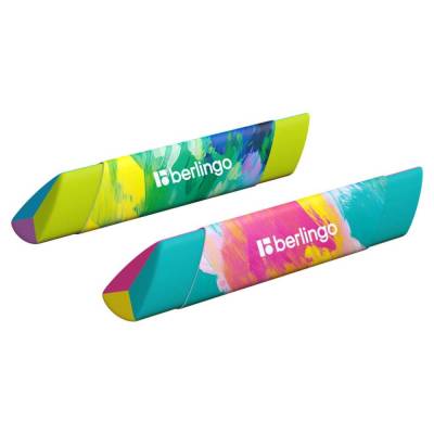 КанцРЦ Ластик Berlingo "Collision XS", треугольный, скошенный, термопластичная резина, 80*15*15мм,