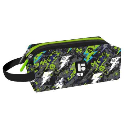 КанцРЦ Пенал 2 отделения, 200*80*90 Berlingo "Hazard", полиэстер