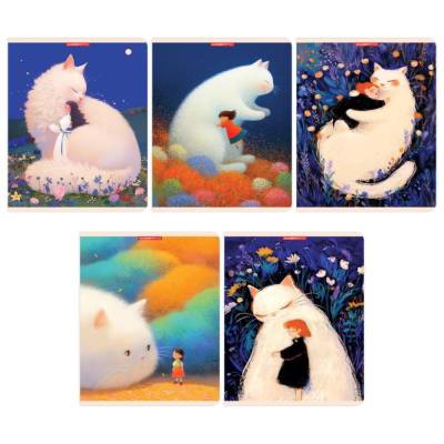 Тетрадь 48л скр А5 кл 15072/5-EAC мат лам Мягкий сон