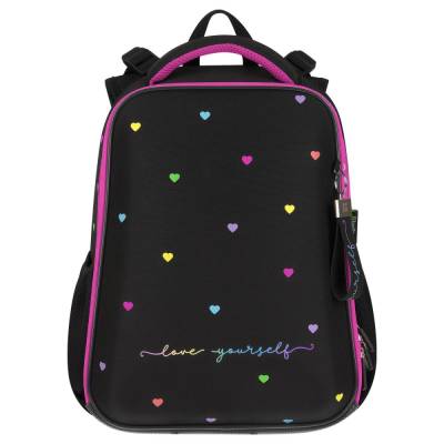 Ранец Berlingo Expert "Love yourself" 37*28*16см, 2 отделения, 2 кармана, анатомическая спин