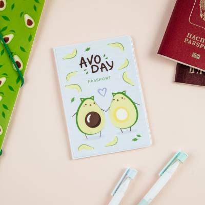 КанцРЦ Обложка для паспорта MESHU "AvoDay", ПВХ, 2 кармана