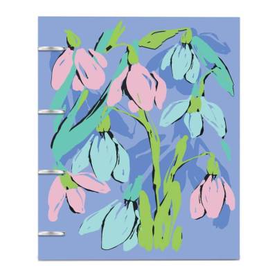 Тетрадь на кольцах А5 120л кл Подснежники 14948-EAC мат лам