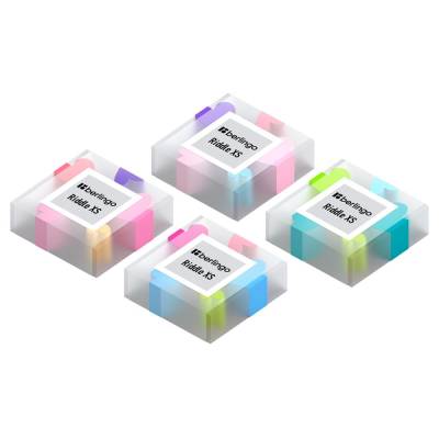 Ластик Berlingo "Riddle XS", прямоугольный, цвета ассорти, 34*34*14мм BLc_00430