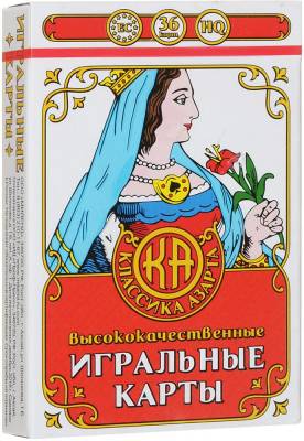Карты игральные Классика Азарта 36 шт. ИН-1755