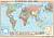 Политическая карта мира  м-ба 1:25 млн., ламинированная