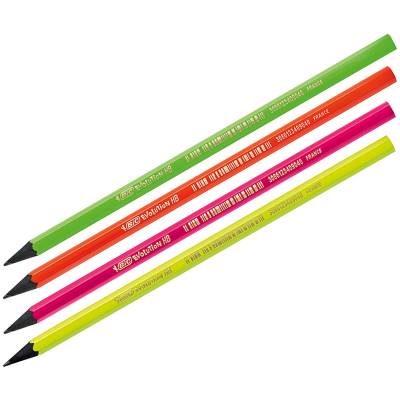 КанцРЦ Карандаш ч/г Bic "Evolution Fluo" HB, заточен., пластиковый 940757