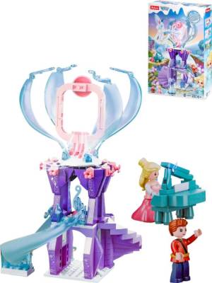 Купить РыжКот Конструктор пластиковый Sluban Сказка о Зиме. Волшебная башня (247 дет., 2 фигур.) (Арт. M38 в БУКВАЕШКА