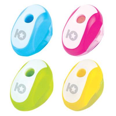 Самсон Точилка ЮНЛАНДИЯ "Космолет", с контейнером, пластиковая, корпус ассорти, 228441