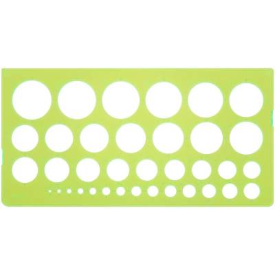 КанцРЦ Трафарет окружностей 1-36мм Стамм ТТ21