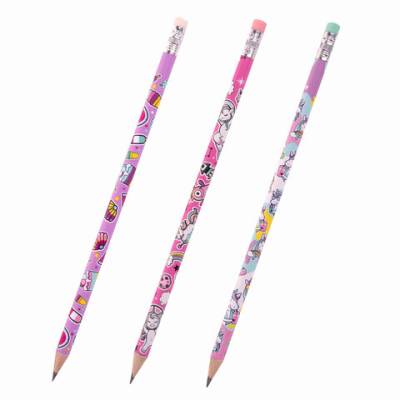 Самсон Карандаш чернографитный ЮНЛАНДИЯ "ЕДИНОРОГИ", 1 шт., HB, с ластиком, корпус ассорти, 181780