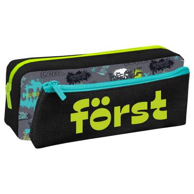 КанцРЦ Пенал мягкий 2 в 1, 1 отделение, 205*80*40 Forst "Freestyle", съемная косметичка на липучке