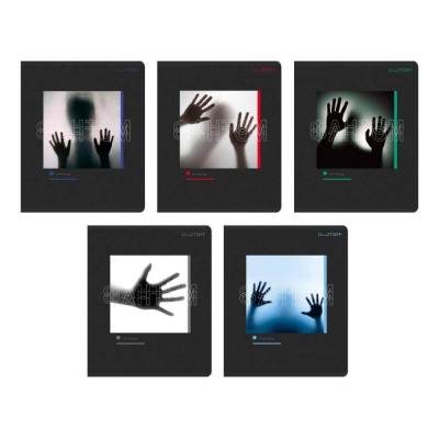 Тетрадь А5 96л. Скрепка. Клетка. Тени