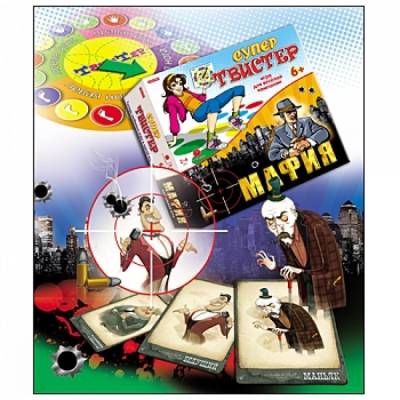 Настольная игра Супер-твистер + Мафия (ИР-1145)