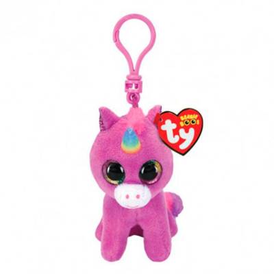Купить ТопТойс Игрушка мягконабивная на брелоке Единорог ROSETTE  серии 'Beanie Boo's" 12,7см, 35238 в интернет-магазине Букваешка