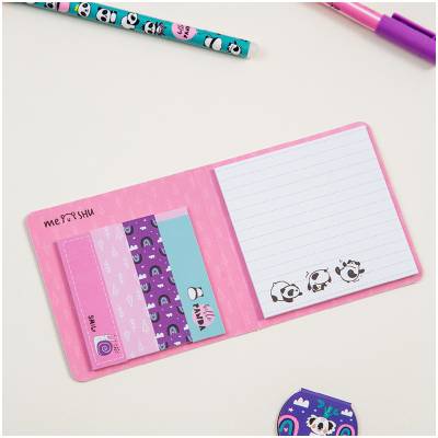 КанцРЦ Флажки-закладки и самоклеящиеся блоки в наборе MESHU "Cute friends", 74*74мм, 60*15мм, 25л.,