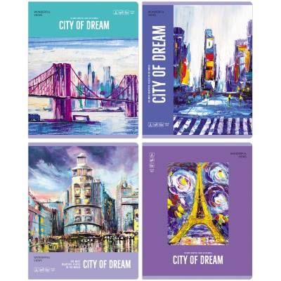 КанцРЦ Тетрадь 48л., А5, линия BG "City dream"