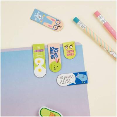 КанцРЦ Закладки магнитные для книг, 5шт., MESHU "Book time"