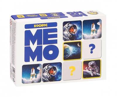Купить Хобби Настольная игра: МЕМО Космос (50 карточек) в БУКВАЕШКА