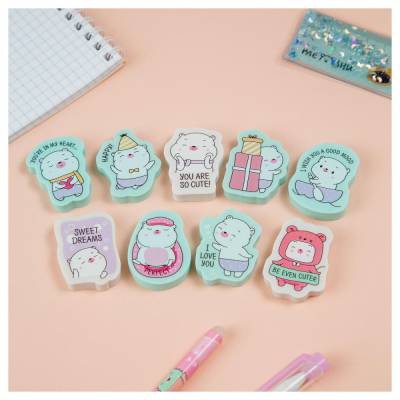 КанцРЦ Ластик MESHU "Сute", фигурный, термопластичная резина, 40*30*13мм