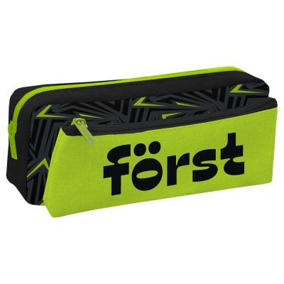 КанцРЦ Пенал мягкий 2 в 1, 1 отделение, 205*80*40 Forst "Direction", съемная косметичка на липучке