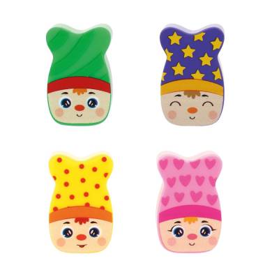 КанцРЦ Точилка пластиковая Мульти-Пульти "Гномики" 1 отверстие, ассорти