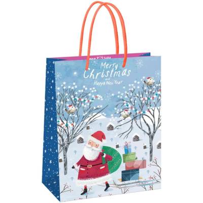 КанцРЦ Пакет подарочный 33*42*12см MESHU "Christmas",  матовая ламинация